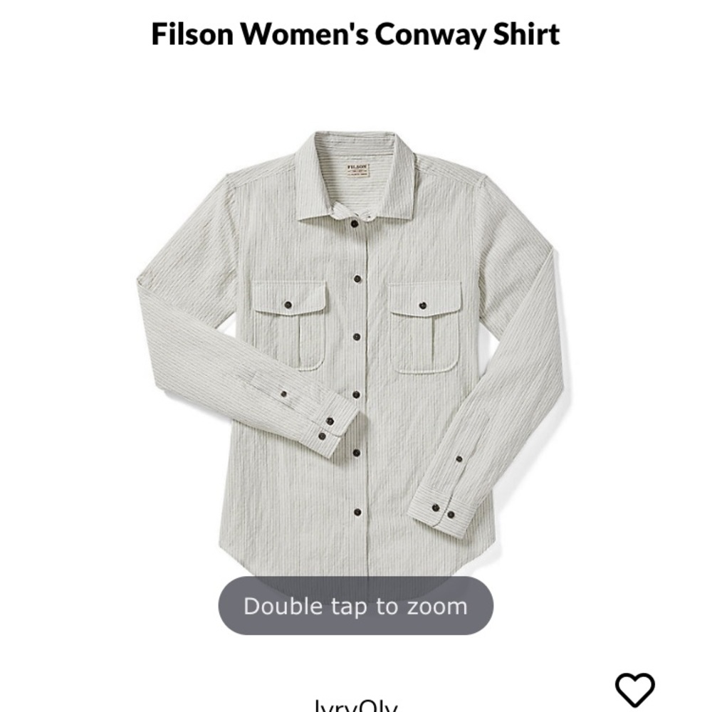 NWT Wmn’s Filson Conway Shirt - Picture 10 of 12